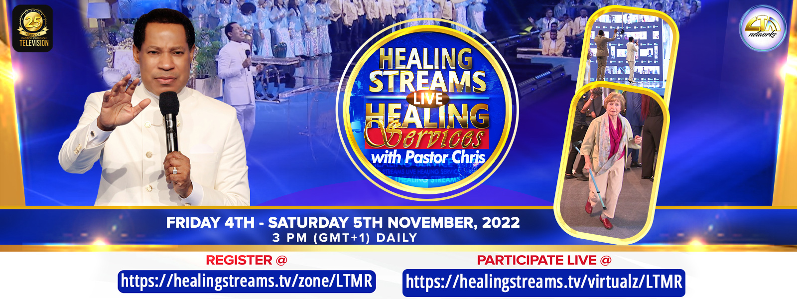 HEALING STREAMS LIVE HEALING SERVICES WITH PASTOR CHRIS NOVEMBER EDITION 