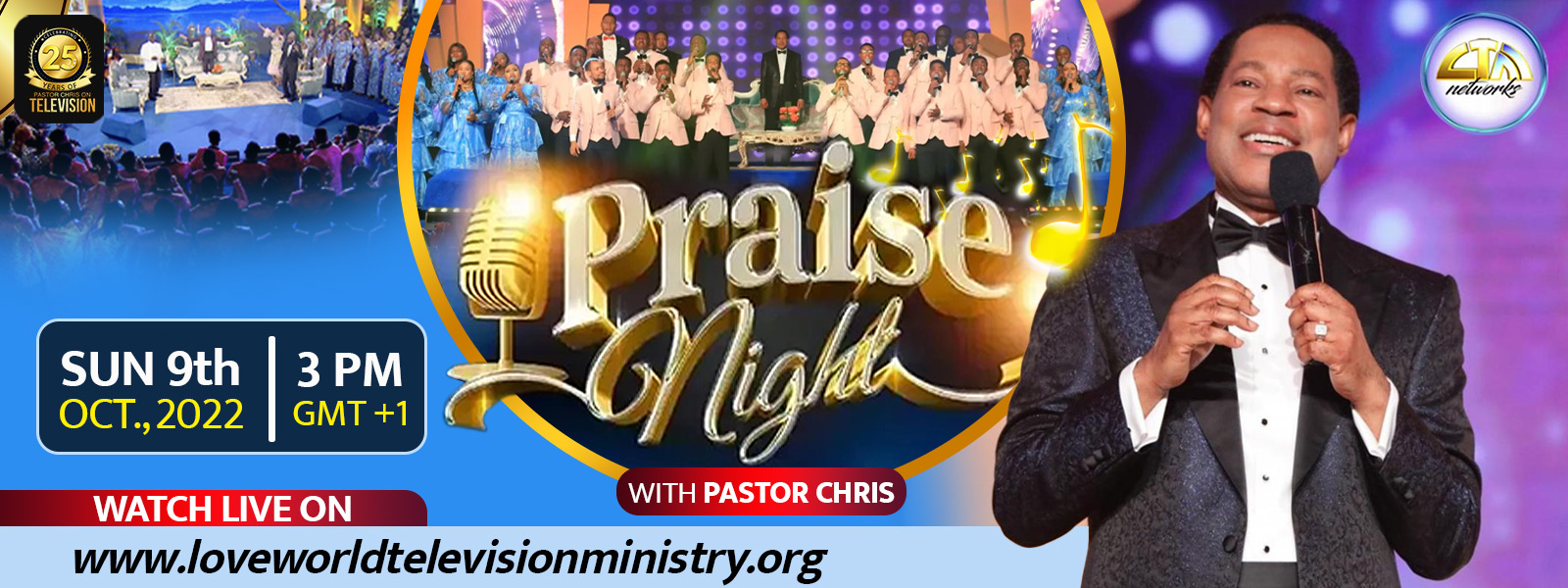 PRAISE NIGHT WITH PASTOR CHRIS OCTOBER EDITION 